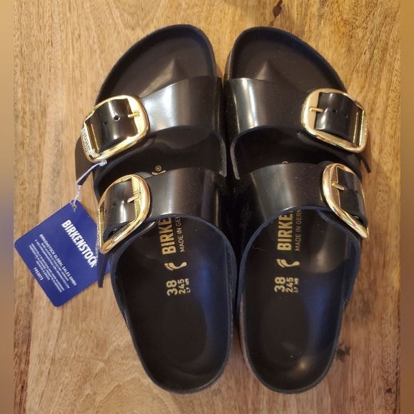 Arizona Big Buckle Natural Leather Patent - Picture 6 of 6